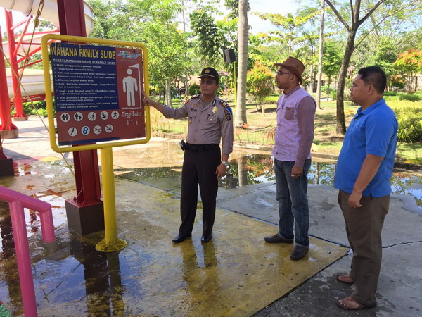 Polsek Siak Hulu Turunkan Personil ke Lokasi Wisata